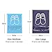 Zmart Travel Shoe Bags for Women Portable Waterproof Storage Bag Pack (Navy Blue)