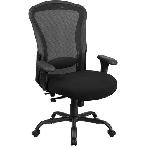 Parkside-Series-247-Intensive-Use-Multi-Shift-Big-and-Tall-400-lb-Capacity-Black-Mesh-Multi-Functional-Swivel-Chair-with-Synchro-Tilt