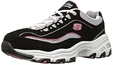 Skechers Sport Women's D'Lites Centennial Sneaker, Black/Pink Centennial,9 M US