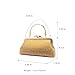 LOVEVOOK Evening Bag Clutch Purse for Wedding with Rhinestones Gold
