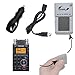 Battery Charger Kit Compatible with Tascam DR-100 MKII – Contains multiple charging options, including AC Wall, DC Car and USB Port