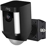 ALERTCAM Ring Mount,Adjustable Angle Indoor/Outdoor Mount for Ring Spotlight Cam Wired,Ring Spotlight Cam Battery,Aluminum Alloy Material