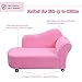 Costzon Kids Chaise Lounge Sofa Couch Set Children Modern Seat Furniture (Pink/Coral Fleece Chaise Longue)