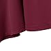 Urban CoCo Women's Casual Long Sleeve Button Design Tunic Top (L, Wine red)
