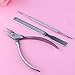 Toenail Clippers, ROSENICE Stainless Steel Toenail Nipper for Thick and Ingrown Nails