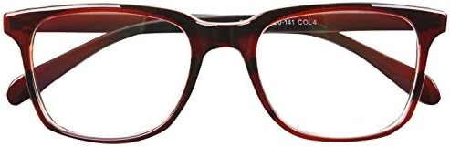 Bi Tao Brown Unisex Popular Fashion Nearsighted Shortsighted Myopia Glasses -2.50 Strengths **These are not reading glasses**