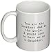 SpreadPassion Funny Mug for Dad - You Are the Luckiest Dad in the World Mug - Dad mugs from Daughter - Father's Day mugs for Dad - Gift idea for dad - Gift for Dad From Daughter