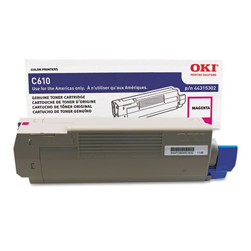 Oki - 44315302 Toner, 6,000 Page-Yield, Magenta 44315302 (DMi EA