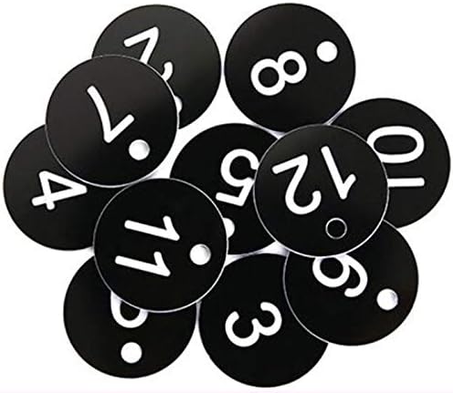 Amazon Co Jp アクリル 製 おしゃれ ブラック 番号札 1 30 コイルブレスレット 付 クローク ロッカー キーラベル タグ 荷札 サビない ホビー