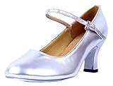 Honeystore Women's Closed Toe Mary Jane Dance Shoes