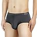 DAVID ARCHY Men's 4 Pack Micro Modal Separate Pouch Briefs with Fly (M, Dark Gray)