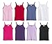 City Threads Big Girls' Cotton Camisole Cami Tank (Size 7-16)
