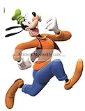 9 Inch GOOFY Mickey Minnie Mouse Clubhouse Removable Wall Decal Sticker Art Disney Home Decor 7 inches wide by 9 inches tall