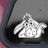 EEYORE White Sticker Decal DONKEY DISNEY POOH WINNIE Wall White Sticker Decal