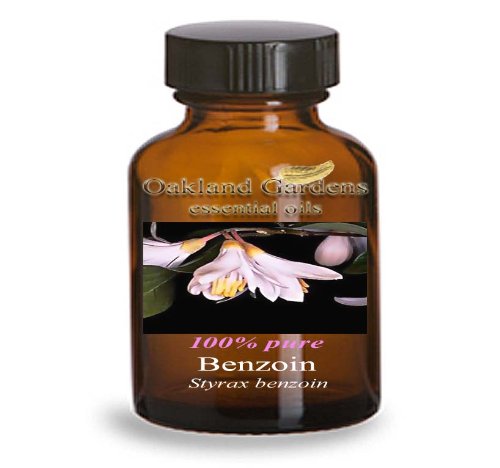 Oakland Gardens Benzoin Essential Oil - Real Styrax Benzoin - Very Thick (030 mL - 1.0 fl oz. Bottle)