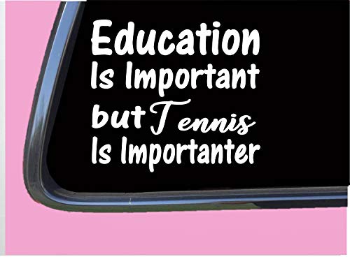 Tennis Important TP093 vinyl 6" Decal Sticker racquet balls