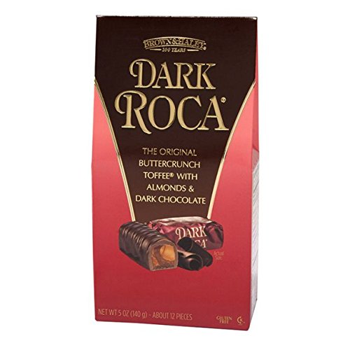 BROWN & HALEY Roca Dark Chocolate Almond Gable Box, 140 GR