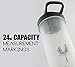 Shaker Bottle by Valkyria, With Weighted Blender Ball, Leak Proof Lid, BPA Free, Ergonomic Handle, 24oz