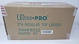 Ultra Pro 1,000 Regular Series 3"x4" Toploaders Case 1000-40 Sealed 25ct Packs