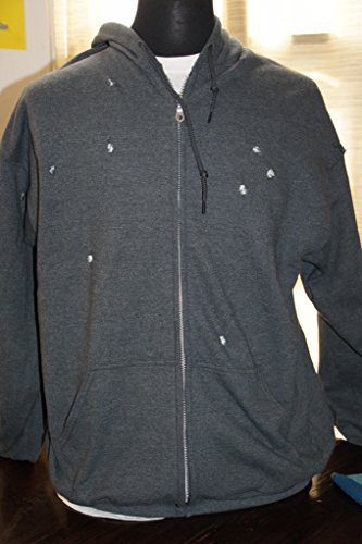 Bullet Hole Hoodie with real bullet holes Size XXL Two Extra Large