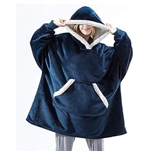 cotton yangda Hoodie deken, oversized hoodie sweatshirt, originele deken sweatshirt, super zacht, gezellig, warm…
