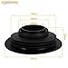 Eyourlife LED Headlight Seal Dustproof Cover, Rubber Housing Seal Caps for HID LED Conversion Kit Aftermarket Headlamp or Retrofit, Pack of 2
