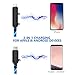 [Apple MFi Certified] Foxnovo Led iPhone Charger Cable, 2-in-1 Led Lightning Cable with 360° Flowing Light for iPhone 12/11 /11 Pro/XS/XR/X/8/8 Plus/7/7 Plus/6/6 Plus/5s/Android (Blue),3.3 ft