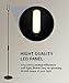 Lustrat LED Modern Floor Lamp - Floor Lamp with Adjustable Gooseneck Pole Light for Home and Office - Bedroom Standing Lamp - Dimmable Floor Lamp with Remote Control - Black