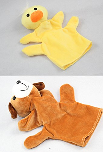 image for Yunko Zoo 10 Set Animals Set Sock Glove Soft Cute Hand Finger Puppets 