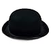 Colonel Pickles Novelties Derby Hat - Bowler Hat – Black For Men Women Boys and Girls Vintage Costumes