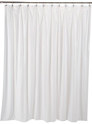 Ex-cell soft sensation shower curtain liner, white