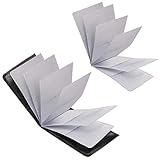 Wonder Wallet - Amazing Slim RFID Wallets As Seen on TV, Black Leather