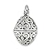 .925 Sterling Silver Filigree Aromatherapy Essential Oil Diffuser Pendant