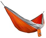 Camco 51241 Orange/Gray Double Camping Hammock - 400lb Capacity