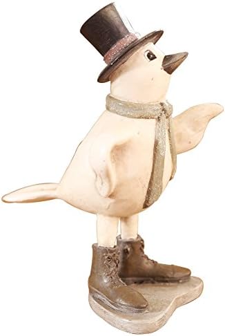 Resin Fairy Figurines Cartoon Animal Pigeon Home Decorations Handmade Embellishments Artificial Birds (White)