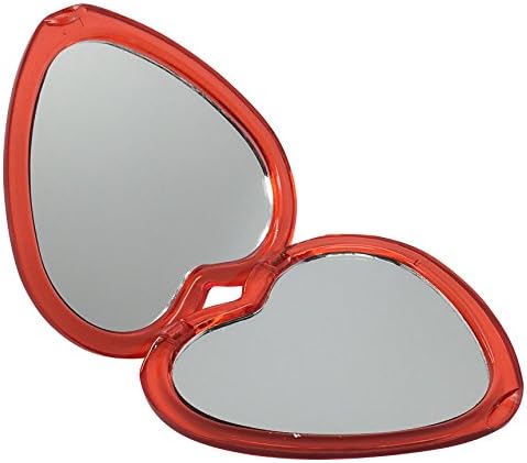 Heart Shaped Compact Personal Makeup Mirror
