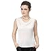 Forever Angel Women's 100% Silk Knitted Casual Tank Top