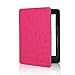 ACdream Kindle Voyage Case, The Thinnest and Lightest Premium PU Leather Cover Case for Kindle Voyage (2014) with Auto Wake Sleep Feature, Hot Pink