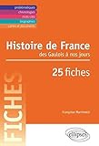 Histoire de France des Gaulois à nos jours : 25 fiches by 