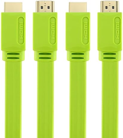 HDMI Cable (2-Pack)3ft/1m ABIBY HDMI With Ethernet, CL3 -1.3V-2.0V 3D
