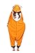 WOTOGOLD Animal Cosplay Costume Fox Unisex Adult Pajamas Dark ,Small,Dark Yellow Fox