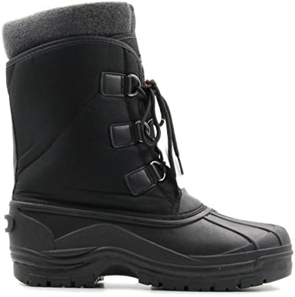 Alpine Men's Winter BootsLace Up Insulated Water Resistant Duck Snow Boots