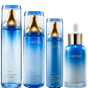 SPECIAL EVENT(2~5days FREE EXPRESS SHIPPING)!!!!!! Laneige Perfect Renew Skin + Perfect Renew Emulsion + Perfect Renew Essence + Perfect Renew Night Treatment