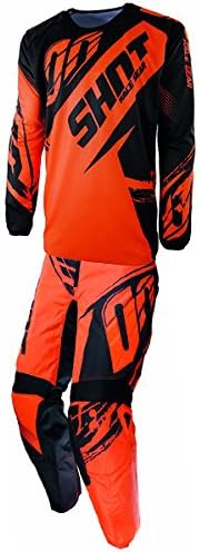 Shot Race Gear - Devo Fast Youth Neon Orange Jersey/ Pant Combo - Size Y-XLARGE/ 26W
