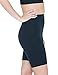 Delfin Spa Women's Heat Maximizing Neoprene Exercise and Anti-Cellulite Shorts, Black, Large