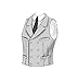 Butterick Patterns B6339 Single or Double-Breasted Vests, XM (Small-Medium-Large)