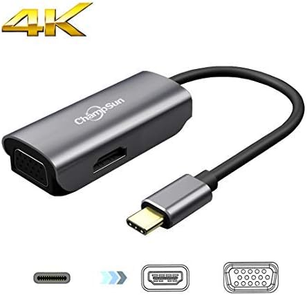 4K DisplayPort to HDMI Adapter, ChampSun Gold Plated DP Display Port to HDMI 4K UHD Cable Video Monitor Converter(Male to Female) with Audio Out for PC,Laptop,Projector,HDTV