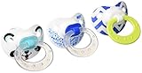 NUK 3 Piece Orthodontic Pacifiers, Boy, 6-18 Months