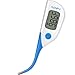 Clinical Thermometer Digital Medical Oral Rectal and Armpit Thermometer for Baby and Adult, Fast 8 Seconds Reading,Waterproof with Fever Alarm,FDA and CE Approved