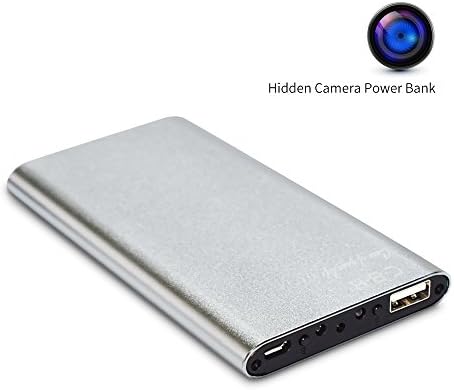 WiFi Spy Camera Wireless Hidden Camera Power Bank Nanny Cam With Motion Activated Loop Recording Video Support APP Remote View (IOS or Android)